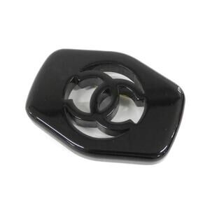 CHANEL Black Brooch
